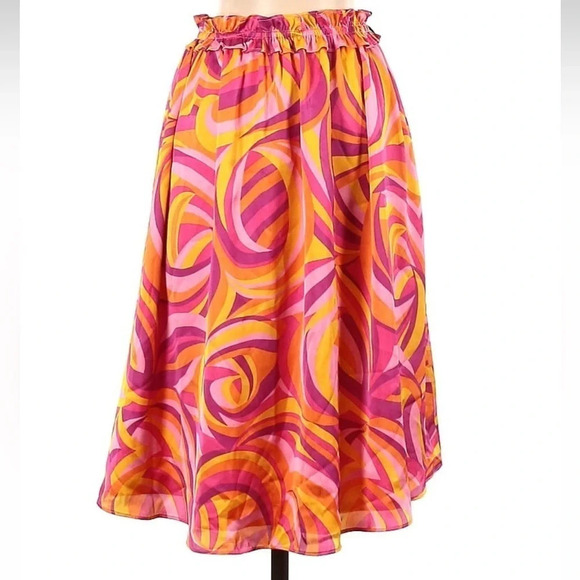 House of Harlow 1960 Joni Mini Dress in Pink Swirl Print Strapless Size XXS - Picture 3 of 7